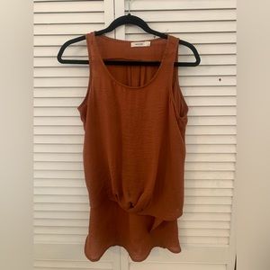 Burnt Orange Boutique Top